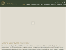 Tablet Screenshot of goldfin.co.za